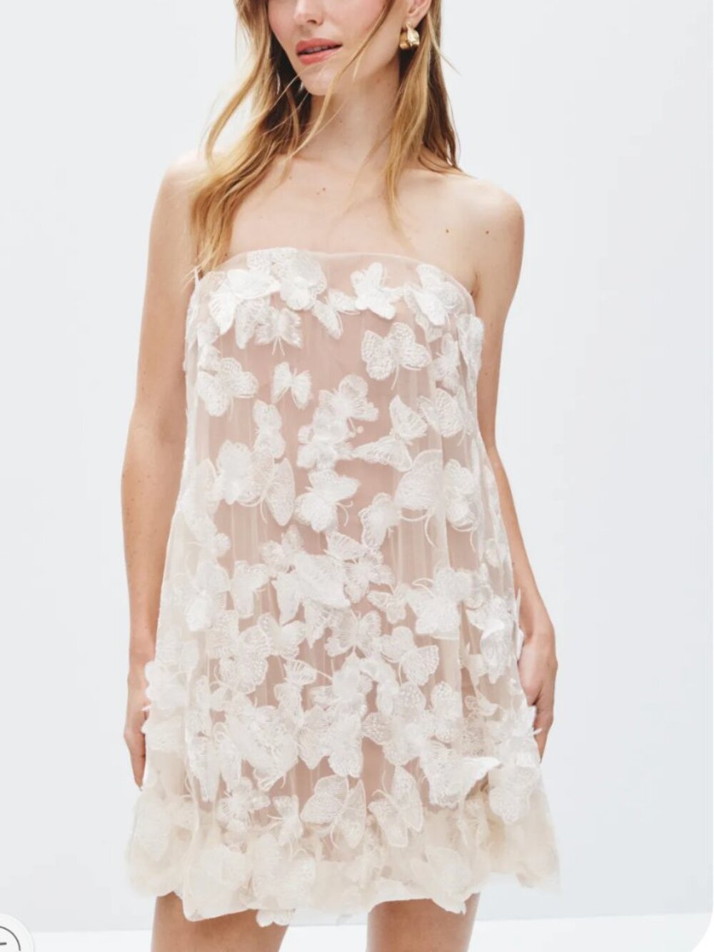 Dress The Population Sachi Sleeveless Butterfly Mini Dress